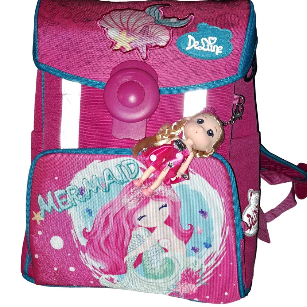 SALE!!! New Delune mermaid backpack spine protect